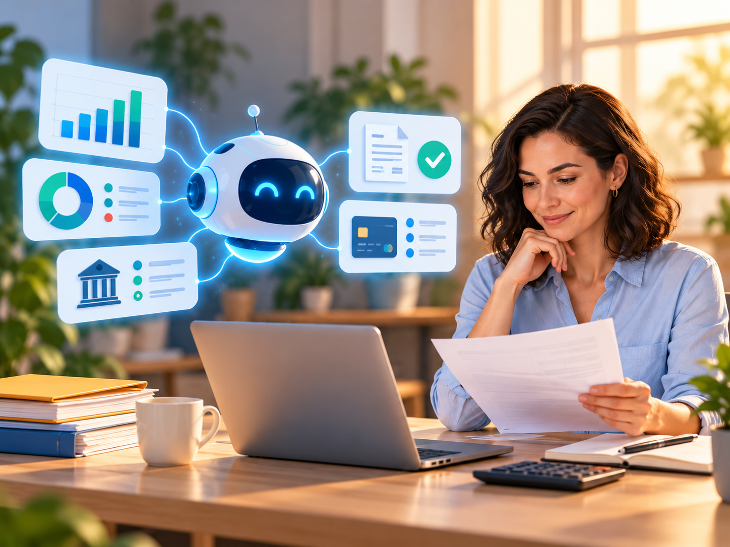 AI bookkeeping automation with human financial review