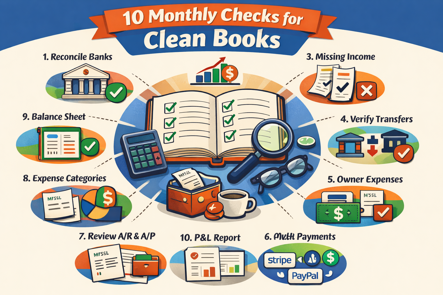 How to Know Your Books Are In Order — 10 Monthly Quality Checks